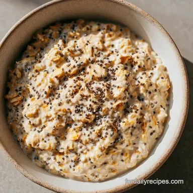 Overnight Oats with Greek Yogurt Recipe Card