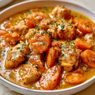 Homemade Chicken Vegetable Soup for 6 Recipe Card