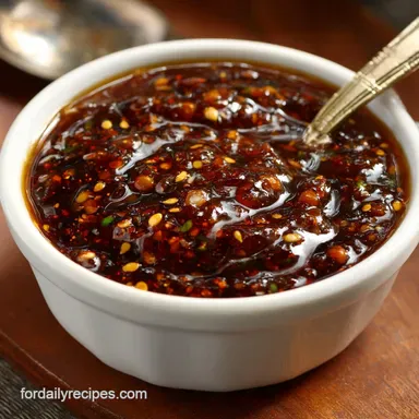 Hoisin Sauce Recipe: The Ultimate Sweet Salty Homemade Condiment Recipe Card