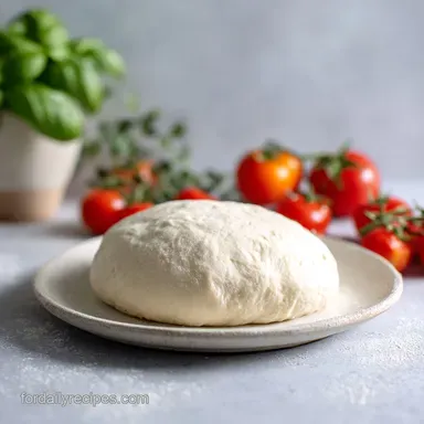 Homemade Pizza Dough Recipe: Authentic Crust in 15 Minutes Recipe Card