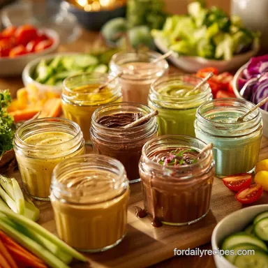 Quick Homemade Salad Dressing and Dip Recipes