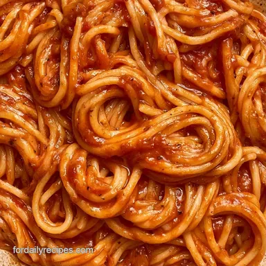 Tomato Pasta Sauce in 27 Minutes Recipe Card