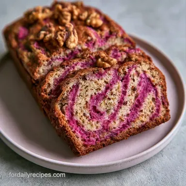 Homemade Walnut Rhubarb Bread: Velvety Recipe Card