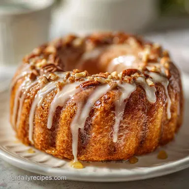 Honey Bun Cake: Moist Crumb & Shattering Glaze