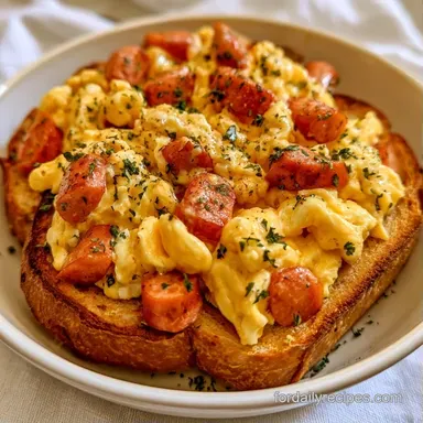 Hot Dog Egg Toast in 15 Minutes Recipe Card