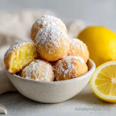 Italian Lemon Cookies Recipe for 24 Servings Recipe Card