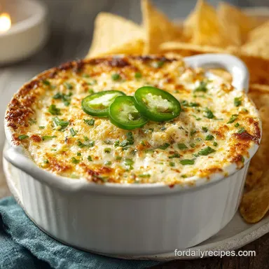 Creamy Jalapeno Popper Dip with Bacon in 40 Minutes Recipe Card