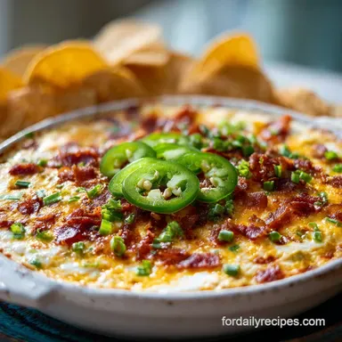 Creamy Jalapeno Popper Dip with Bacon in 40 Minutes