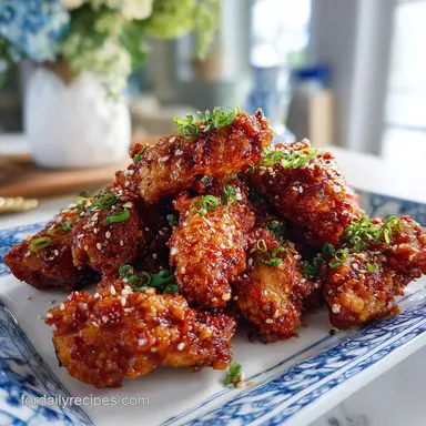 Korean Fried Chicken Recipe: Shatter Crisp Recipe Card