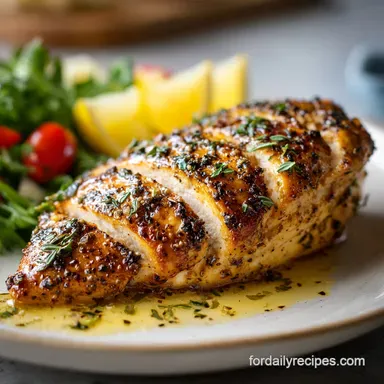 Lemon Pepper Chicken for 4 Servings