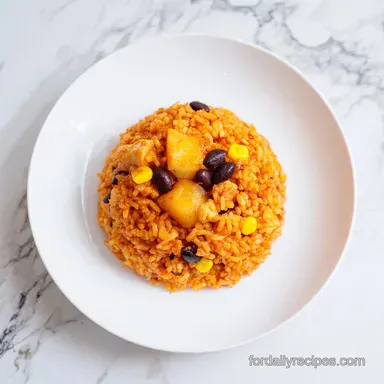 Mexican Chicken Rice Casserole for 8