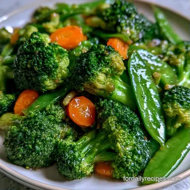 Mixed Vegetable Pad Pak for 4 Servings Recipe Card