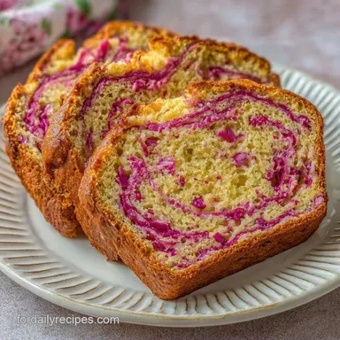 Moist Rhubarb Bread Recipe: Tender