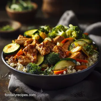 Natural zepbound recipe: High Fiber Satiety Meal Prep Bowl Recipe Card