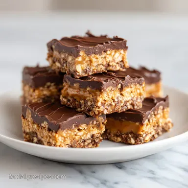 Chocolate Peanut Butter Bars: Creamy Layered Dessert in 25 Minutes Recipe Card