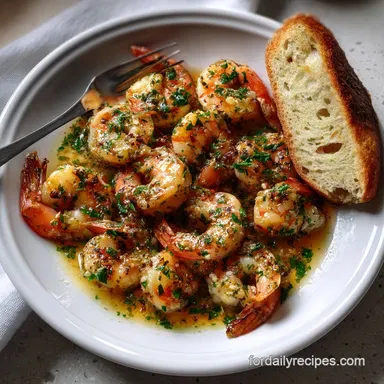 New Years Eve Easy Dinner Idea with Garlic Shrimp