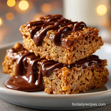 Chewy Oatmeal Chocolate Chip Bars in 35 Minutes: Baked Dessert