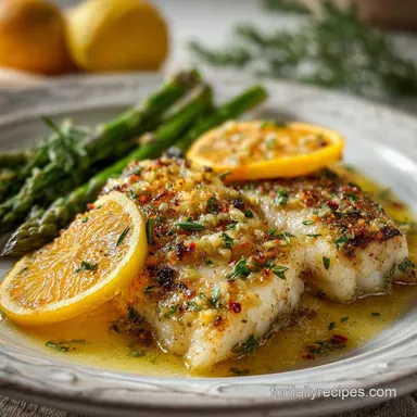 Orange Roughy with Lemon and Garlic Butter - Pan-Seared in 13 Minutes