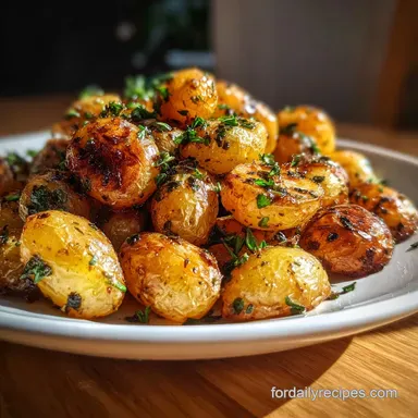 Oven Roasted Baby Potatoes: Crispy Baked Perfection