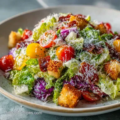 Parmesan Chopped Salad Recipe in 10 Minutes