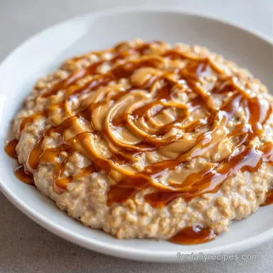 Peanut Butter Oatmeal Bowl in 10 Minutes Recipe Card