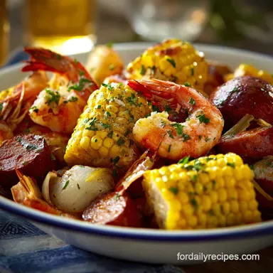Low Country Boil (Frogmore Stew): The Perfect Easy Crowd Pleaser Recipe Card