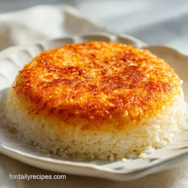 Persian Crispy Rice Recipe for 6 Servings