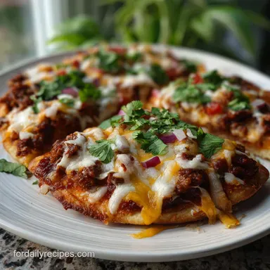 Pizza Taco Pizza: Crispy Crust & Ultimate Taco Flavor