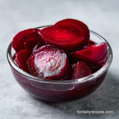 Pickled Beets with Apple Cider Vinegar for 4 Pint Jars: Crisp