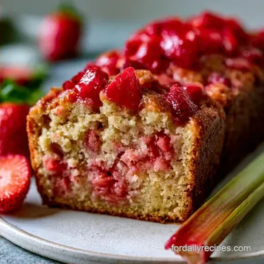 Easy Strawberry Rhubarb Bread Recipes for Summer