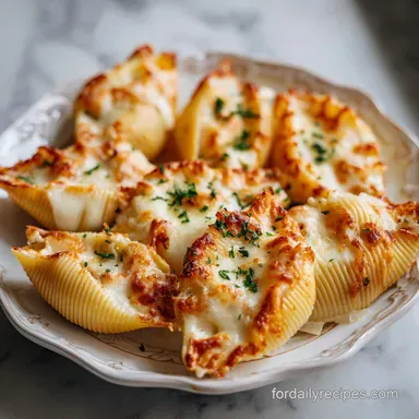 Stuffed Shells Recipe: Total Time 50 Min Recipe Card