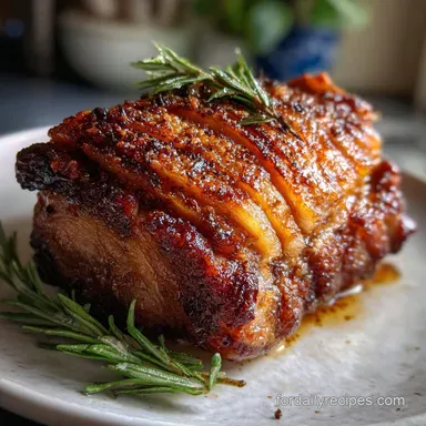 Roasted Pork Meal: Crispy Baked in 5 Hours 50 Minutes
