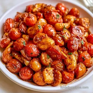 Roasted Tomato Salad in 25 Minutes Recipe Card