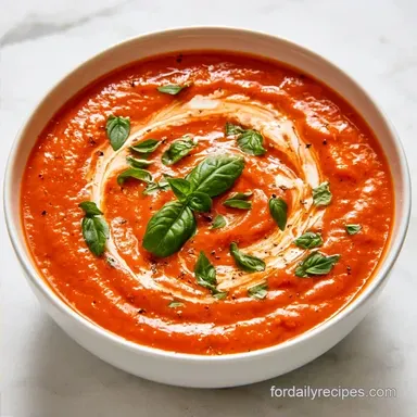 Roasted Tomatoes Soup for 6 Servings