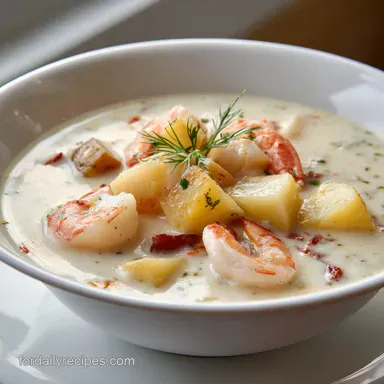 Seafood Chowder Recipe in 40 Minutes