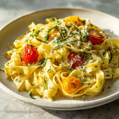 Pasta Recipe Pasta in 17 Minutes with Butter Recipe Card