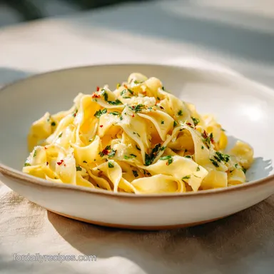 Pasta Recipe Pasta in 17 Minutes with Butter