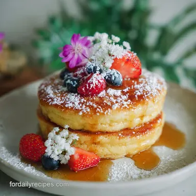 simple hotcake recipe in 25 Minutes - Fluffy Texture Recipe Card