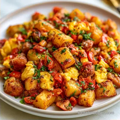 Skillet Breakfast Scramble with Potatoes