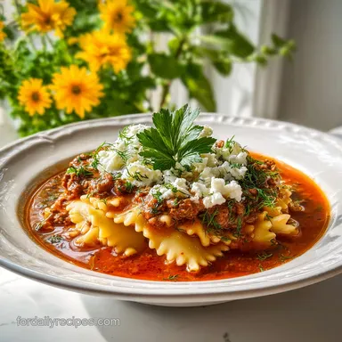 Slow Cooker Lasagna Soup: Hearty & Flavorful