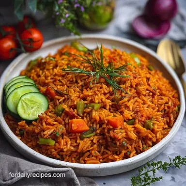 Jollof Rice Recipe: Smoky & Savory Grains