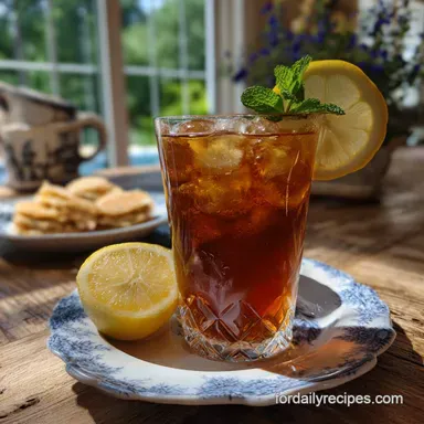 Sweet Tea Tea: Ultra Smooth Southern Iced Tea Recipe Recipe Card
