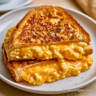 Breakfast Grilled Cheese in 20 Minutes