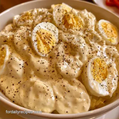 Creamed Eggs in 20 Minutes