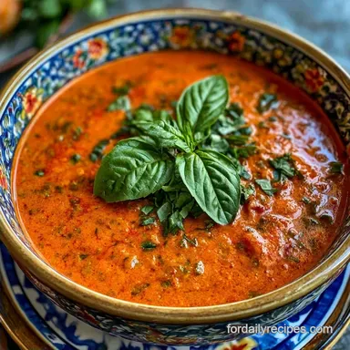 Spicy Thai Red Curry for 4 Servings