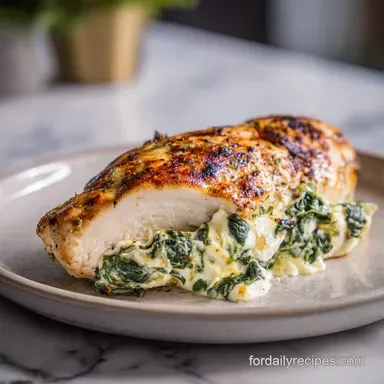 Stuffed Chicken Breast for Dinner (4 Servings)