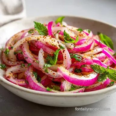 Sumac Onion Salad Recipe: Turkish Side Dish