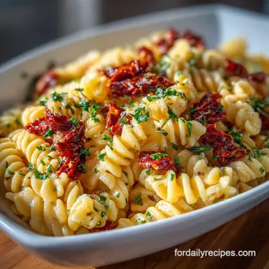 Sun Dried Tomato Pasta with Chicken in 20 Min