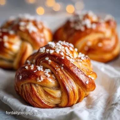 Swedish Cardamom Buns Kardemummabullar - Oven-Only Method Recipe Card