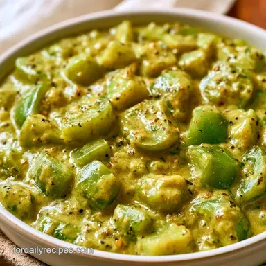 Green Tomato Curry with Coconut Milk